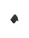 Gembird TA-UC-PDQC100LCD-01-BK cargador de dispositivo móvil Portátil, Smartphone Negro Corriente alterna Carga rápida Interior