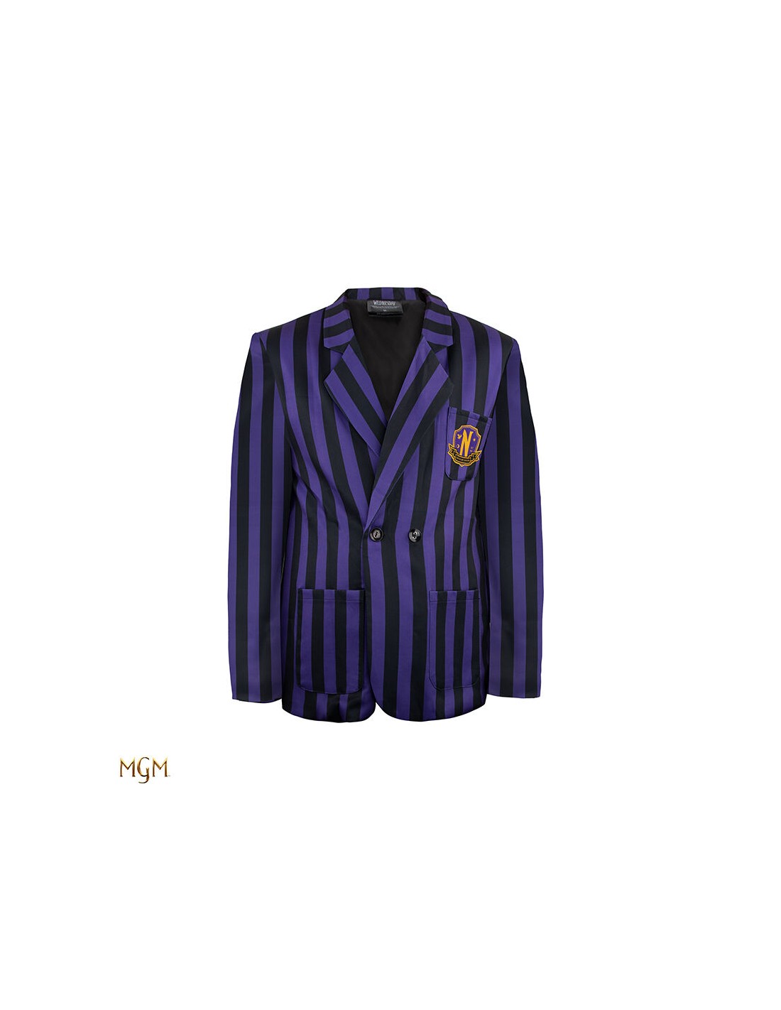 Americana a rayas Nevermore Academy moradas Talla M