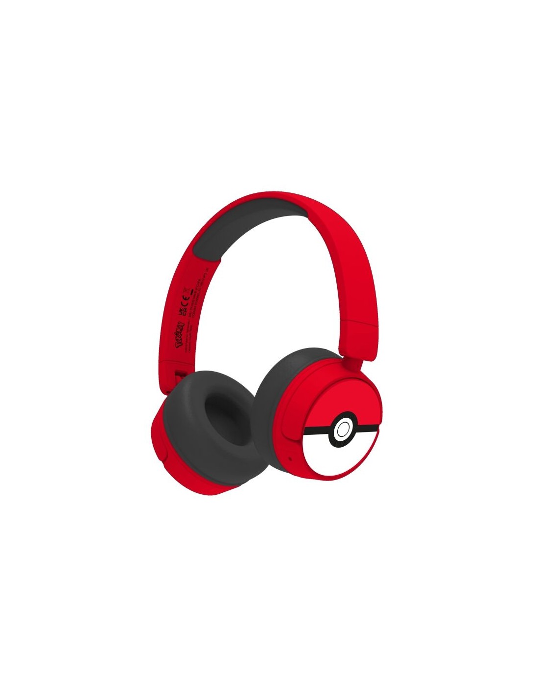 Auriculares Kids BT PokÃ© Ball Rojo
