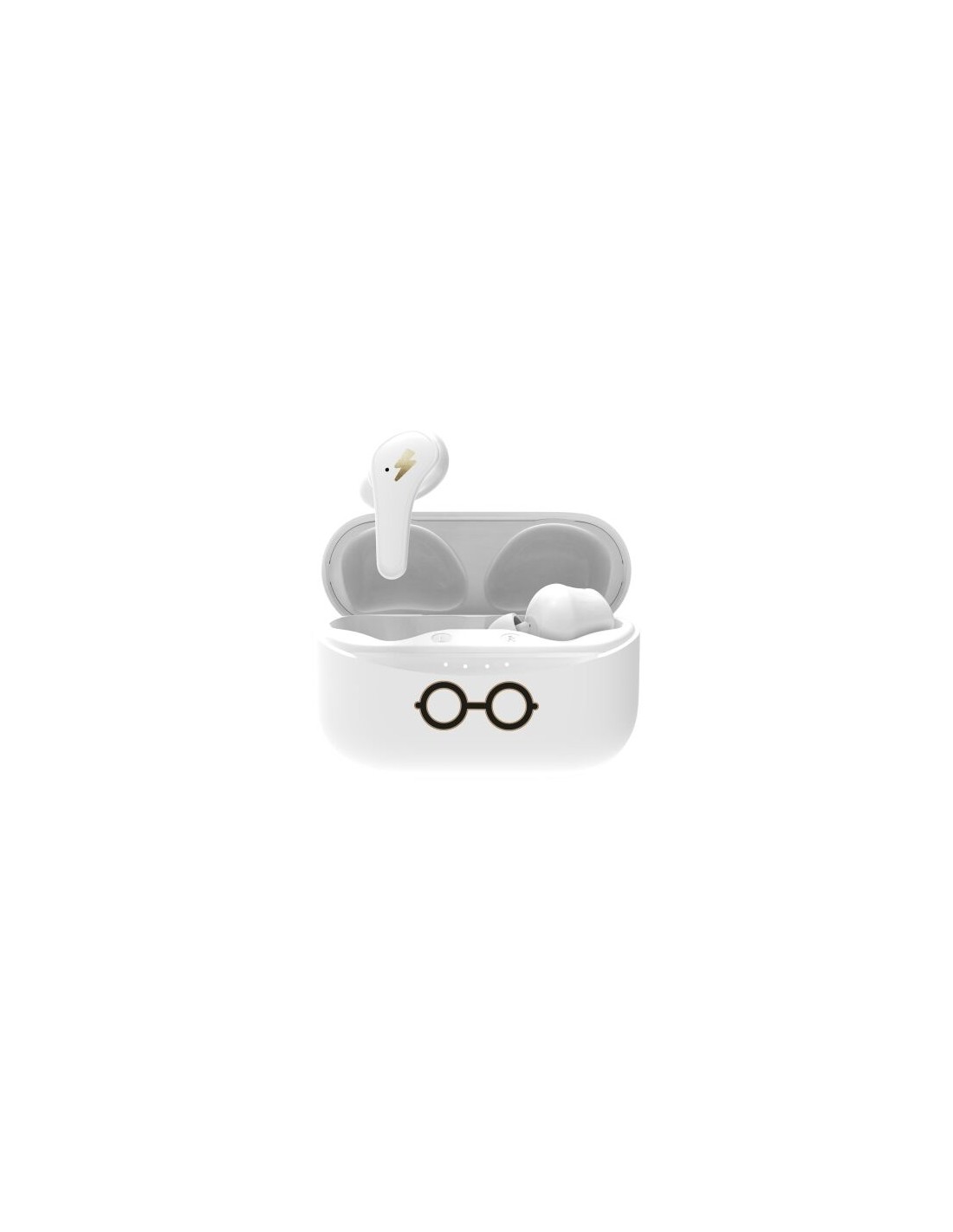 Auriculares TWS Earpods Gafas y rayo Harry Potter Blanco