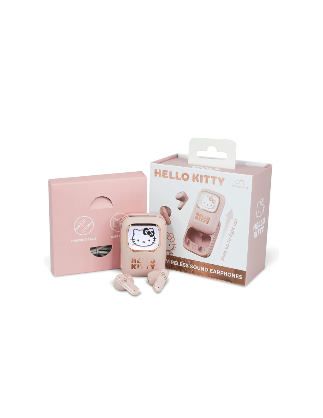 Auriculares TWS Slide Earpods Hello Kitty