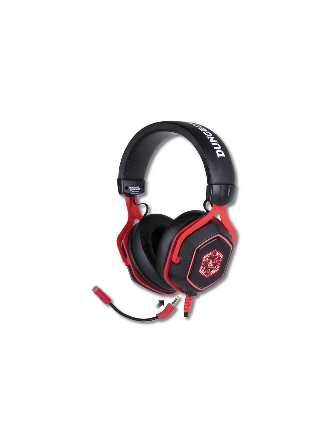 Auricular Gaming Dragones y Mazmorras D20