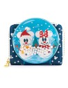 Billetera Mickey & Minnie muÃ±ecos de nieve en Bola de Nieve