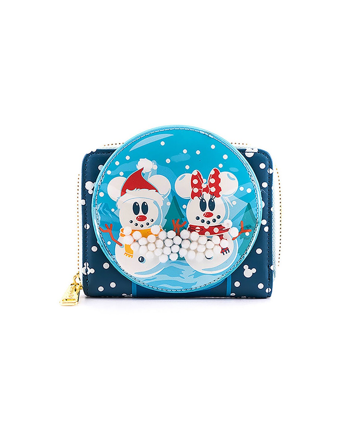 Billetera Mickey & Minnie muÃ±ecos de nieve en Bola de Nieve