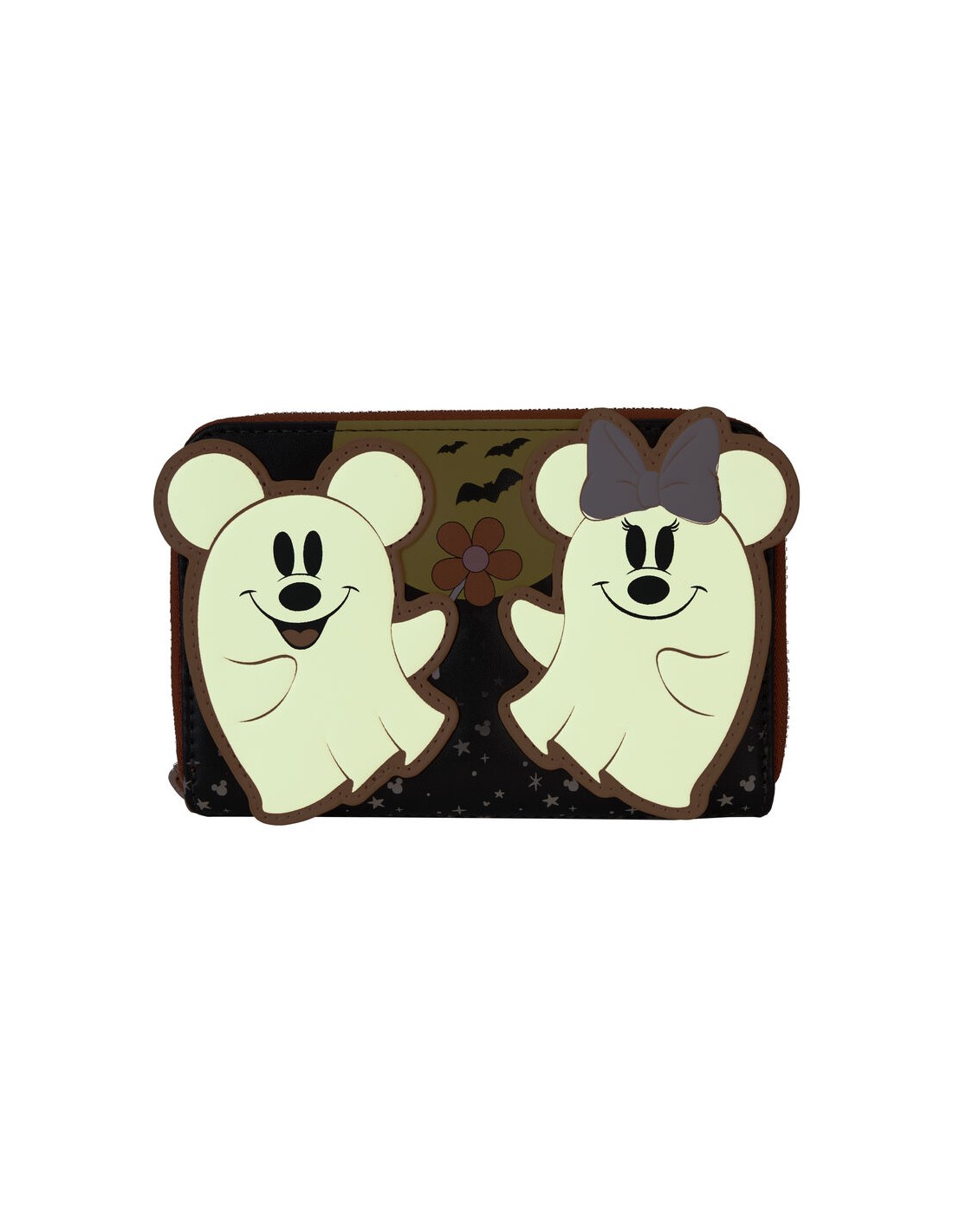 Billetera Mickey y Minnie fantasmas