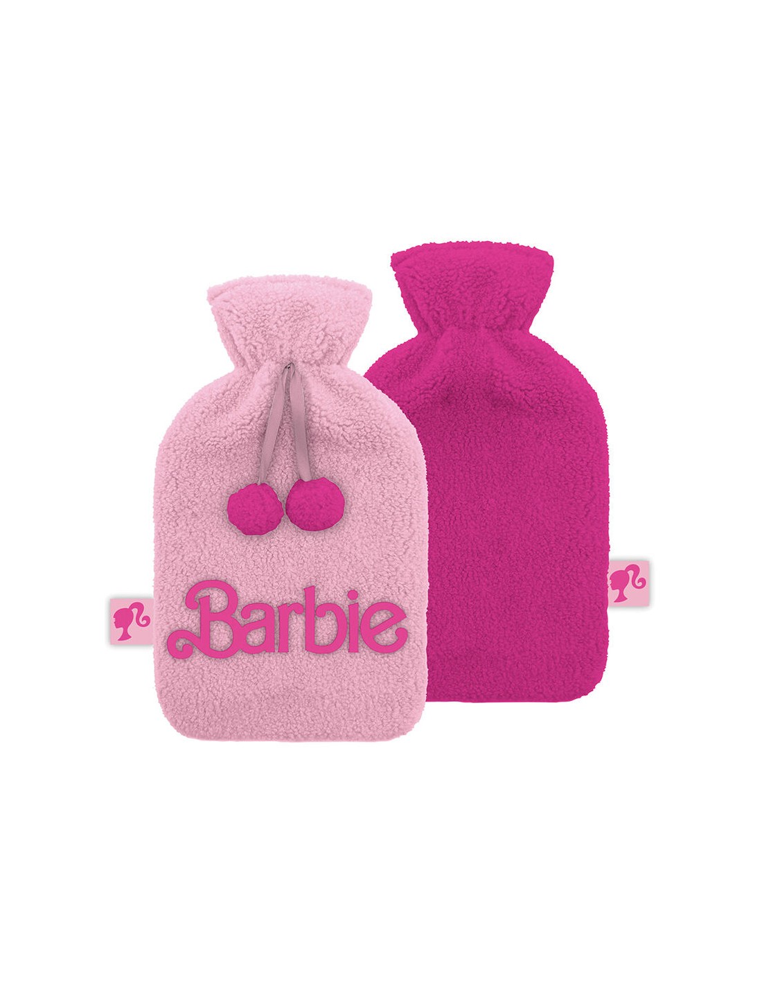 Bolsa de agua caliente logo Barbie rosa 2000 ml