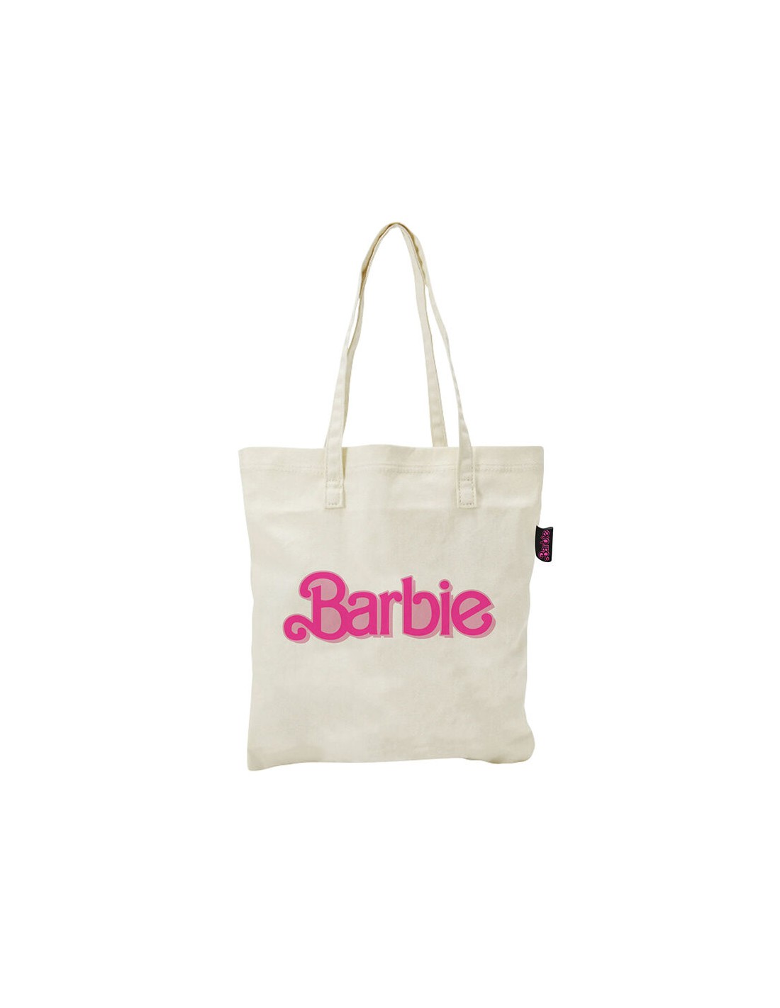 Bolsa tote logo Barbie rosa 41 x 37 cm