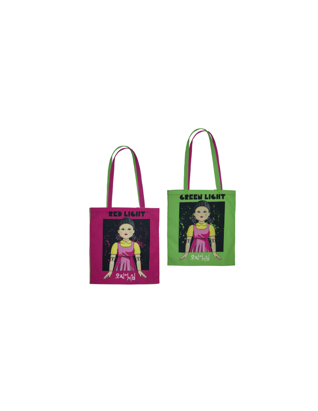 Bolsa Tote Luz Roja, Luz Verde El Juego del Calamar