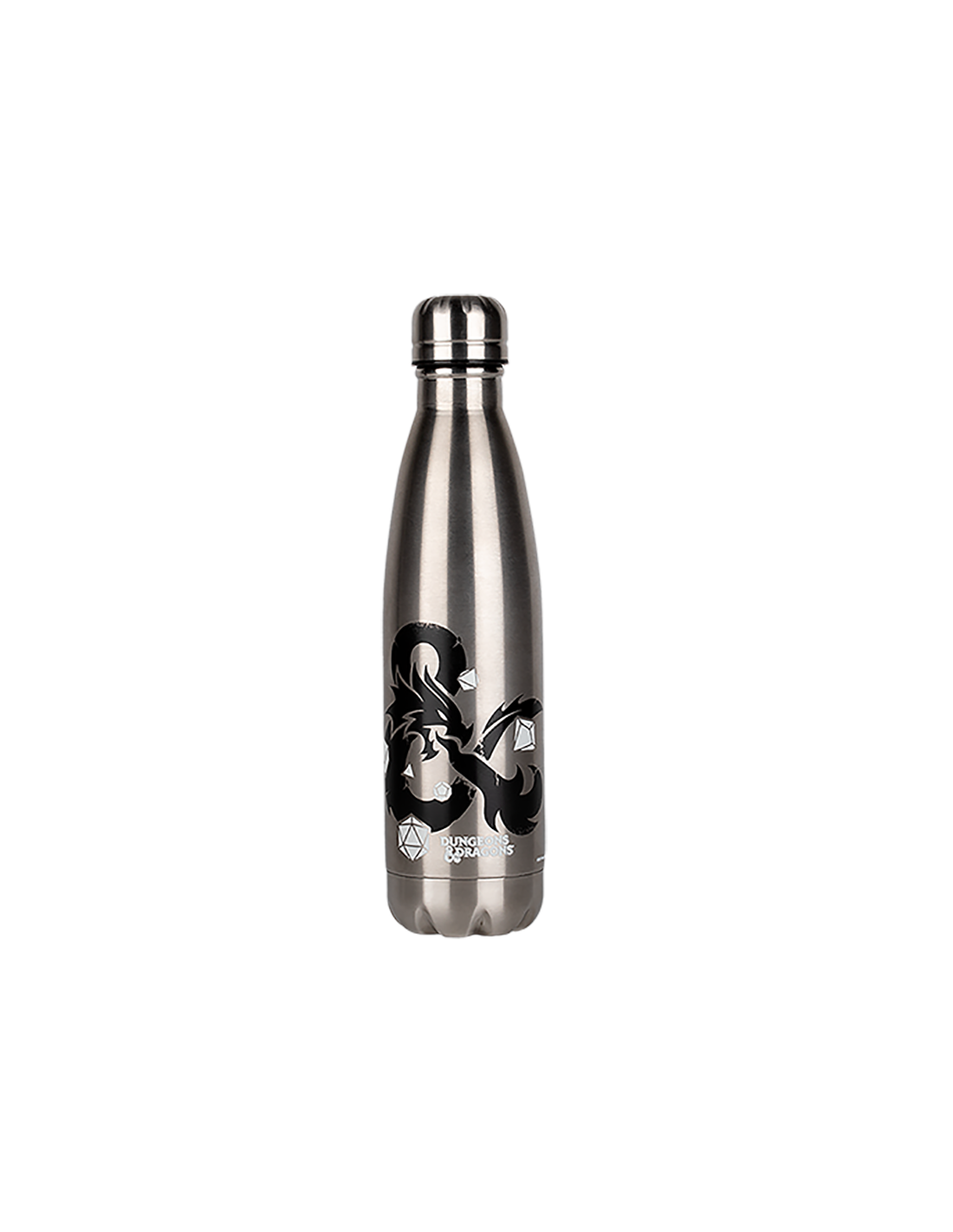 Botella Logo plata de Dragones y Mazmorras 500 ml