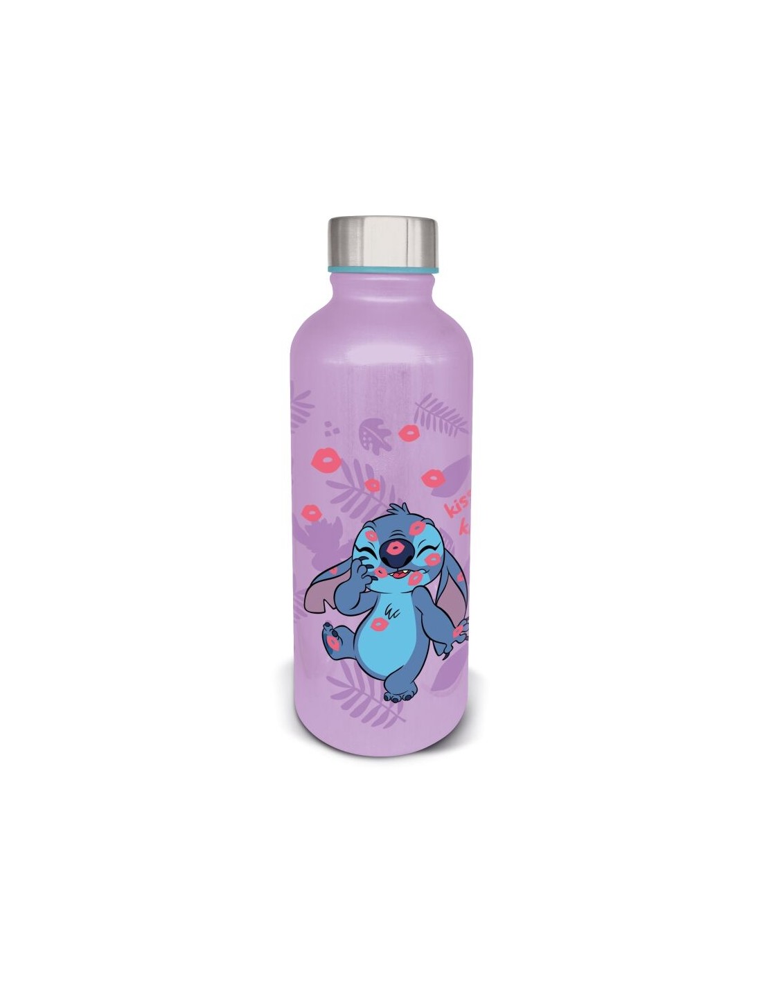 Botella metÃ¡lica Stitch palmas y besos 755 ml