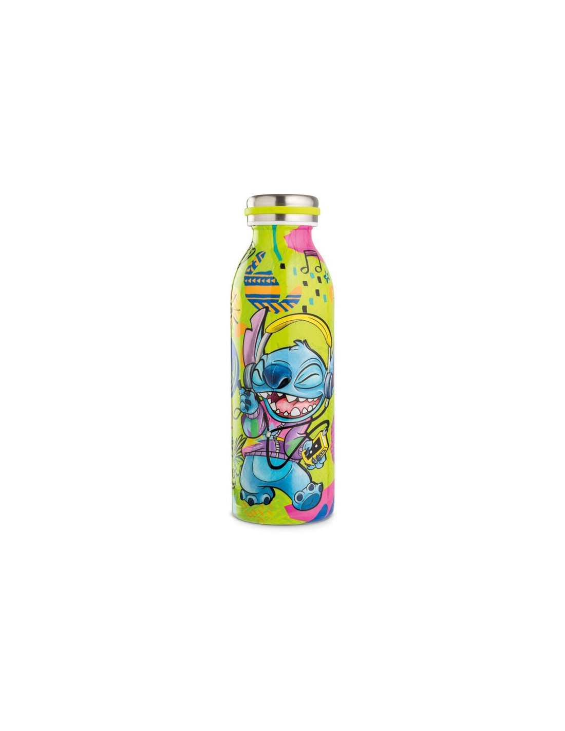 Botella tÃ©rmica Verde Stitch