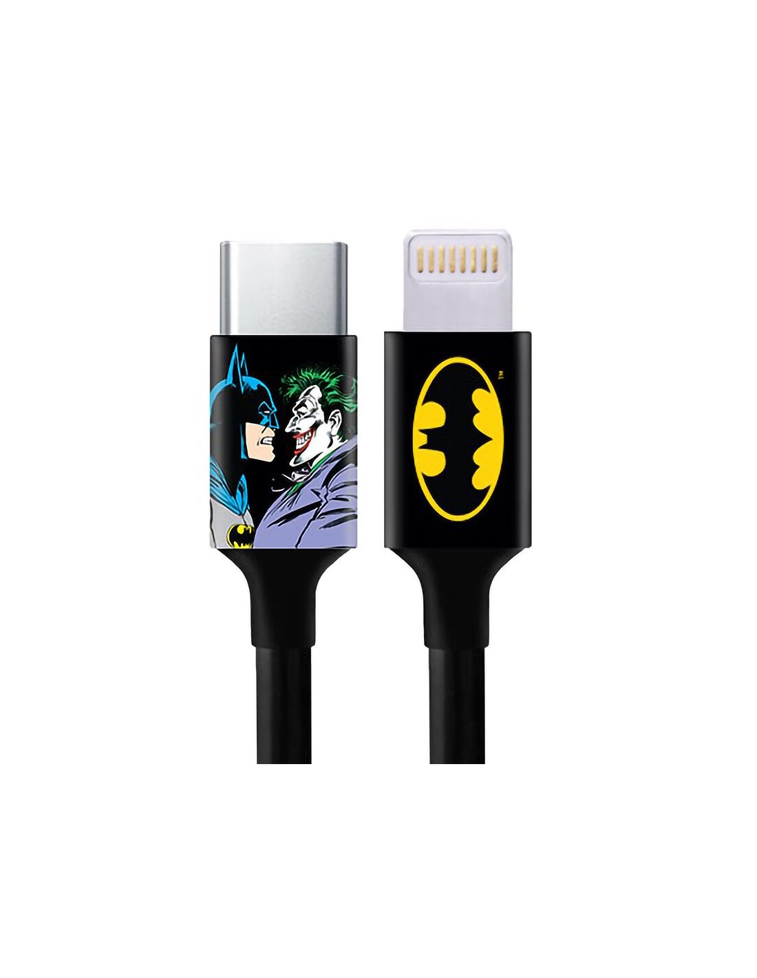 Cable Tipo C a Lightning (MFI) Batman & Joker 1m