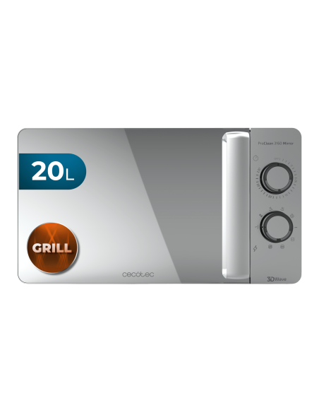 Microondas 20L Con Grill Proclean 3160 Mirror
