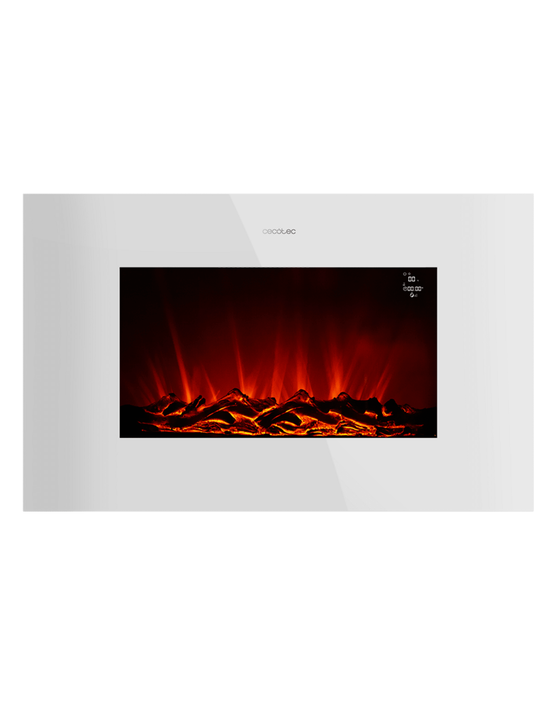 Chimenea el?ctrica ReadyWarm 3590 Flames Connected White