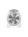 VENTILADOR DE SUELO ORBEGOZO BOX FAN BF 1030 45W ASPAS 30CM 3 VELOCIDADES SEGURIDAD ANTIVUELCO BLANCO 17426