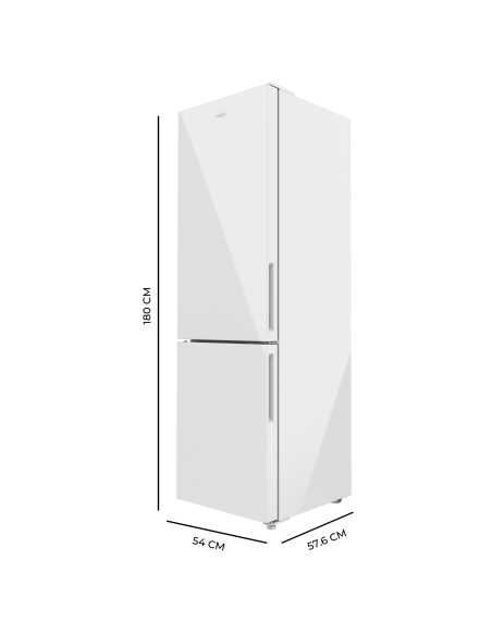 Bolero CoolMarket Combi 250 White Glass D