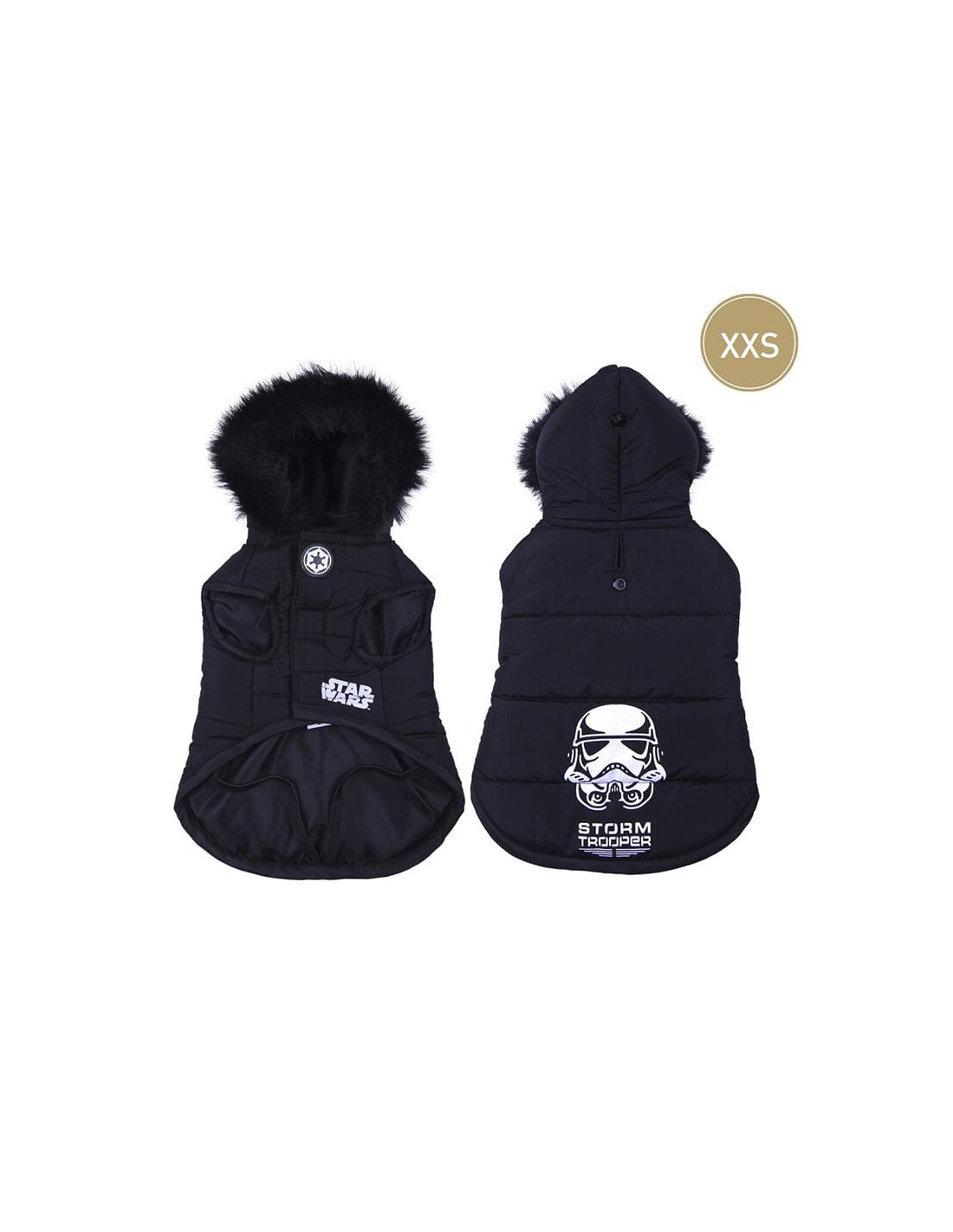Abrigo Acolchado para Perros Star Wars XXS