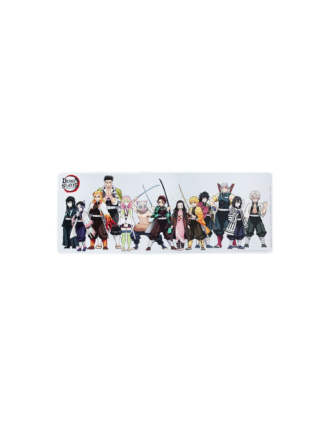 Alfombrilla de escritorio Demon Slayer personajes 30cm x 80cm