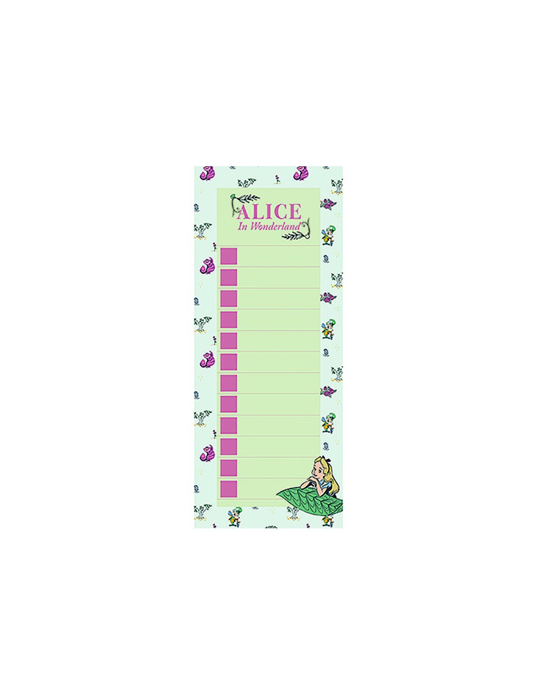 Alice In Wonderland (Be Classy) Magentic to Do List