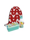 AliceTales Fiambrera + Juego de Botellas TÃ©rmicas con Bolsa