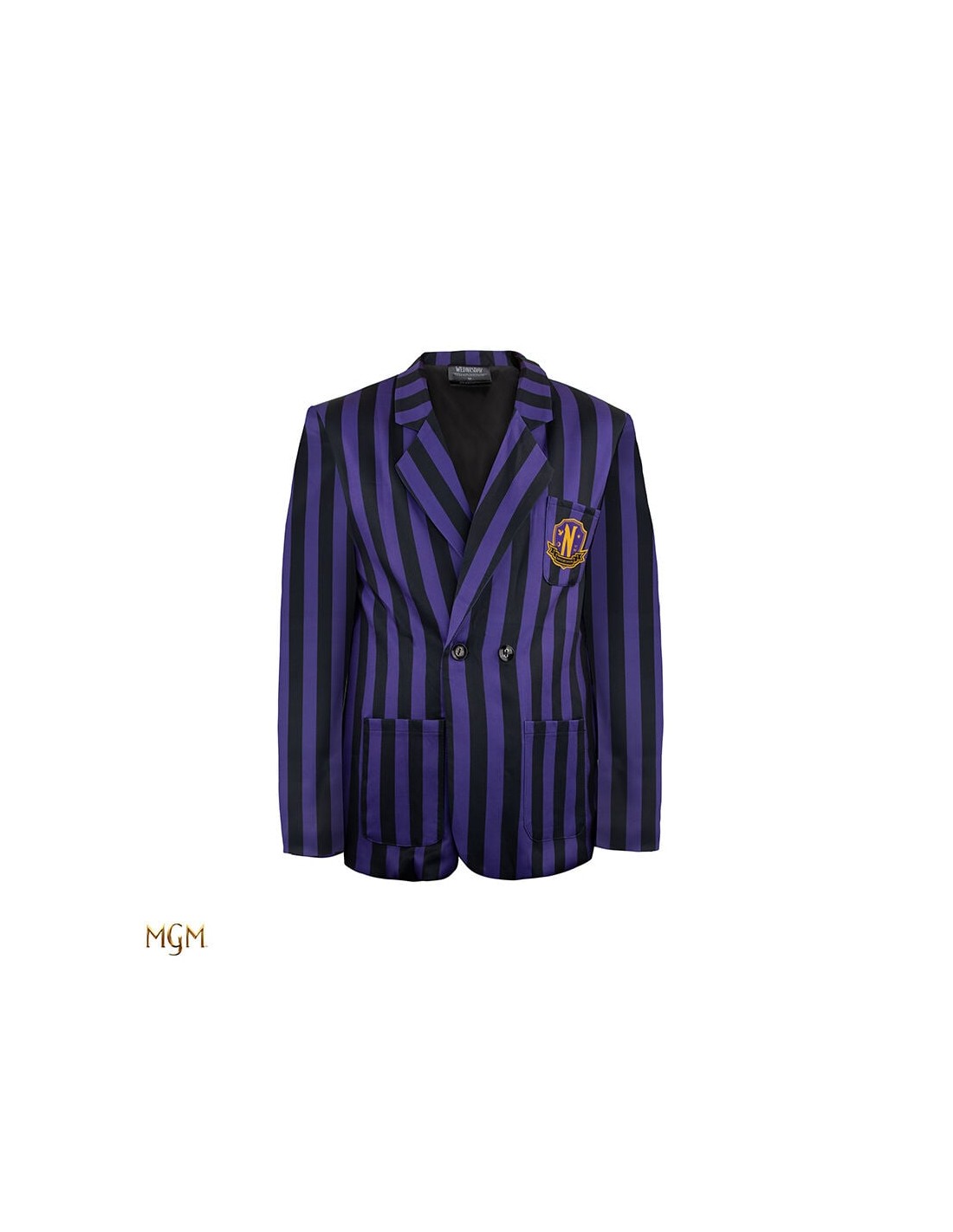 Americana a rayas Nevermore Academy moradas Talla M