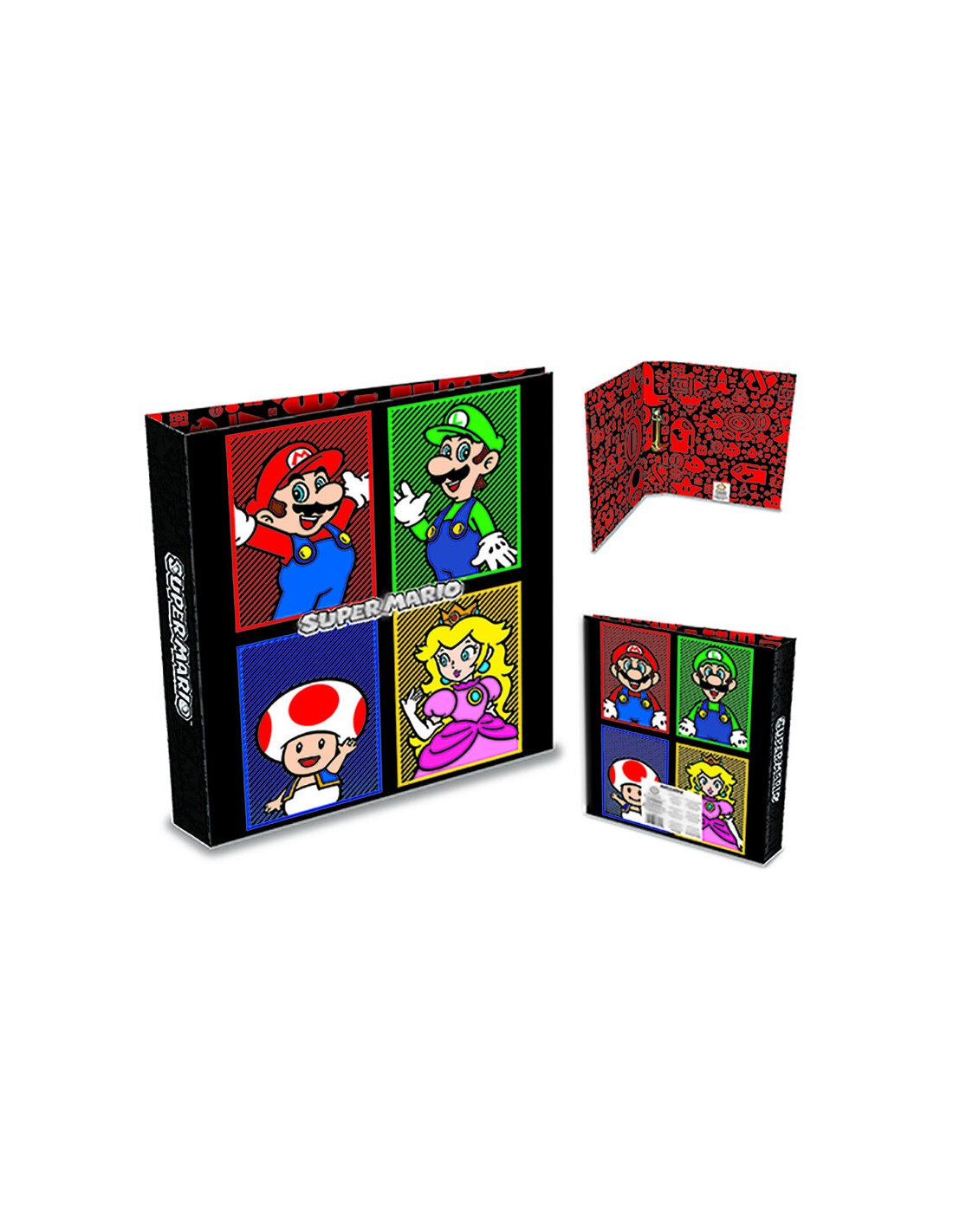 Archivador de anillas A4 Super Mario (4 Colores) 31,5 x 25