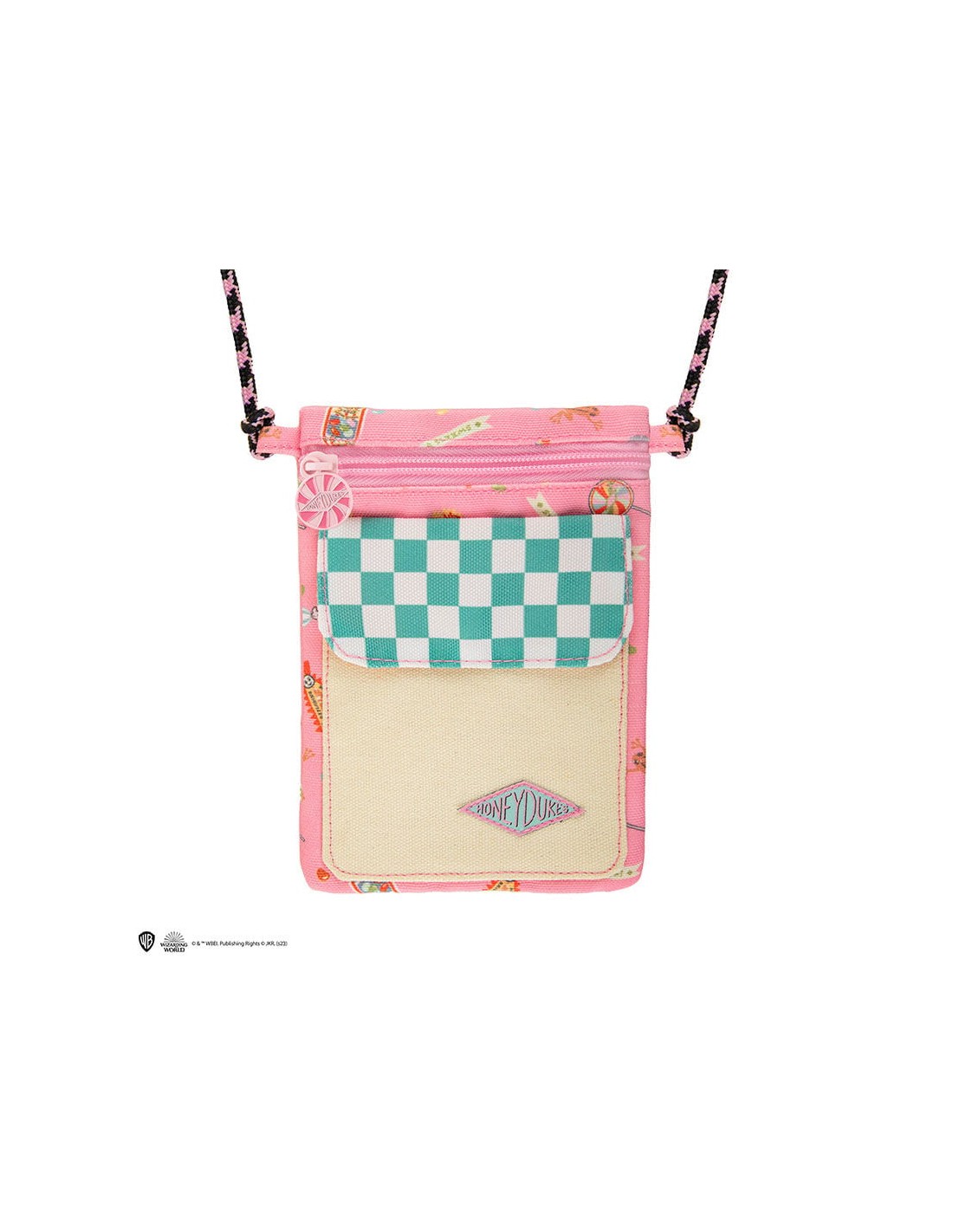 Bolso bandolera HoneyDukes. AlgodÃ³n.