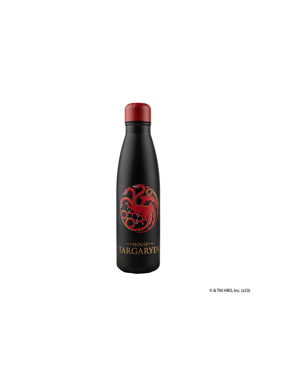 Botella MetÃ¡lica Casa Targaryen 500 ml, 7x26,5 cm