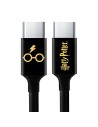 Cable Tipo C a Tipo C Harry Potter logo y gafas 1m