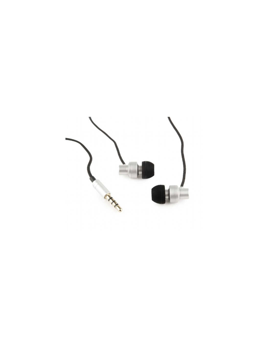 Gembird MHS-EP-CDG-S auricular y casco Auriculares Alámbrico Dentro de oÍ­do Llamadas/Música Plata