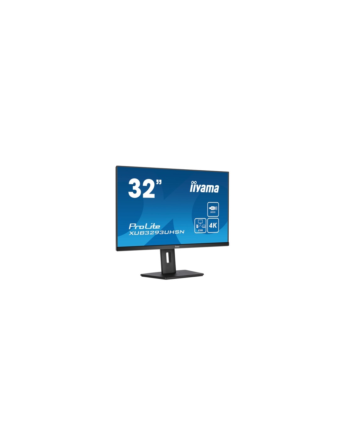 iiyama ProLite XUB3293UHSN-B5 pantalla para PC 80 cm (31.5") 3840 x 2160 Pixeles 4K Ultra HD LCD Negro