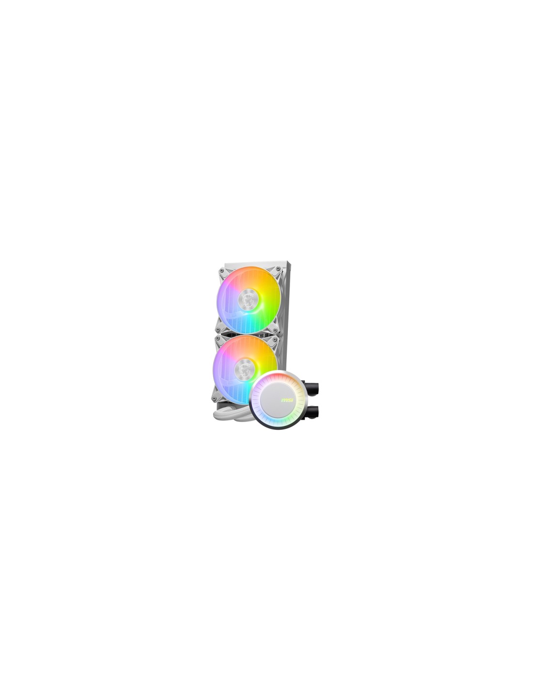MSI MAG CORELIQUID E240 WHITE sistema de refrigeración para ordenador Placa base, Procesador Kit de refrigeración lÍ­quida 12 cm