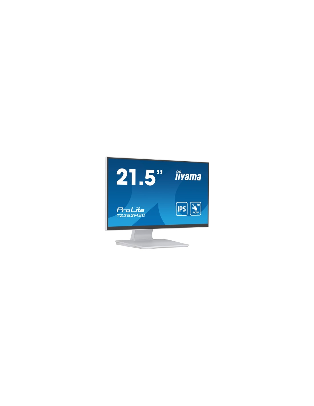 iiyama ProLite 21.5" Blanco Monitor táctil
