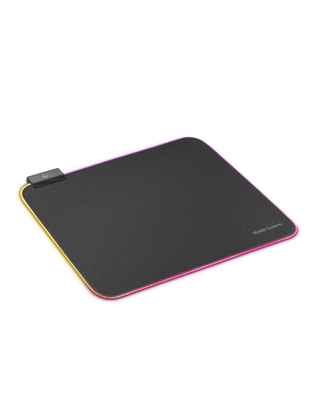 MARS MMPRGBL Alfombrilla gaming nylon retroiluminado negro