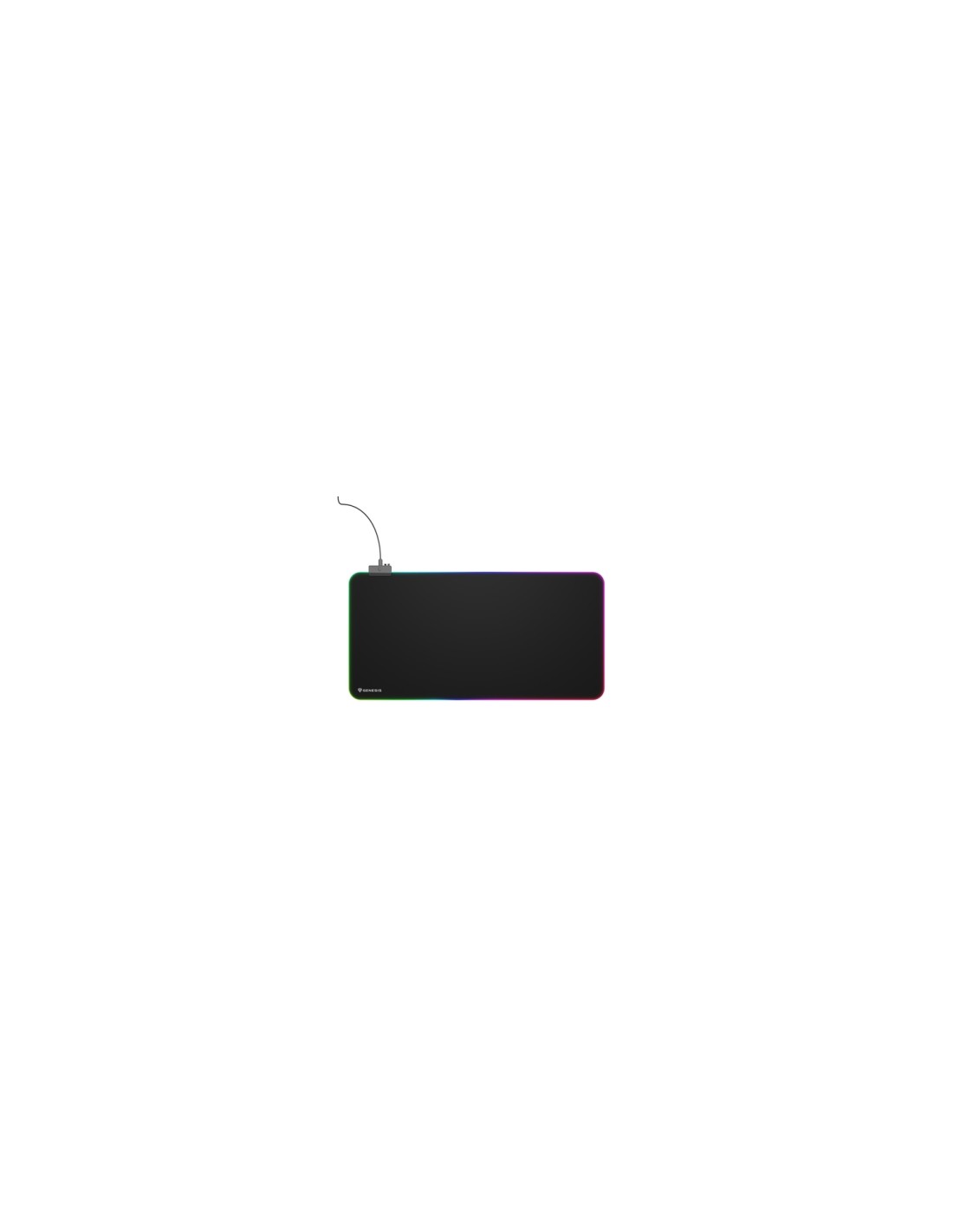 GENESIS Boron 500 XXL RGB Alfombrilla de ratón para juegos Negro