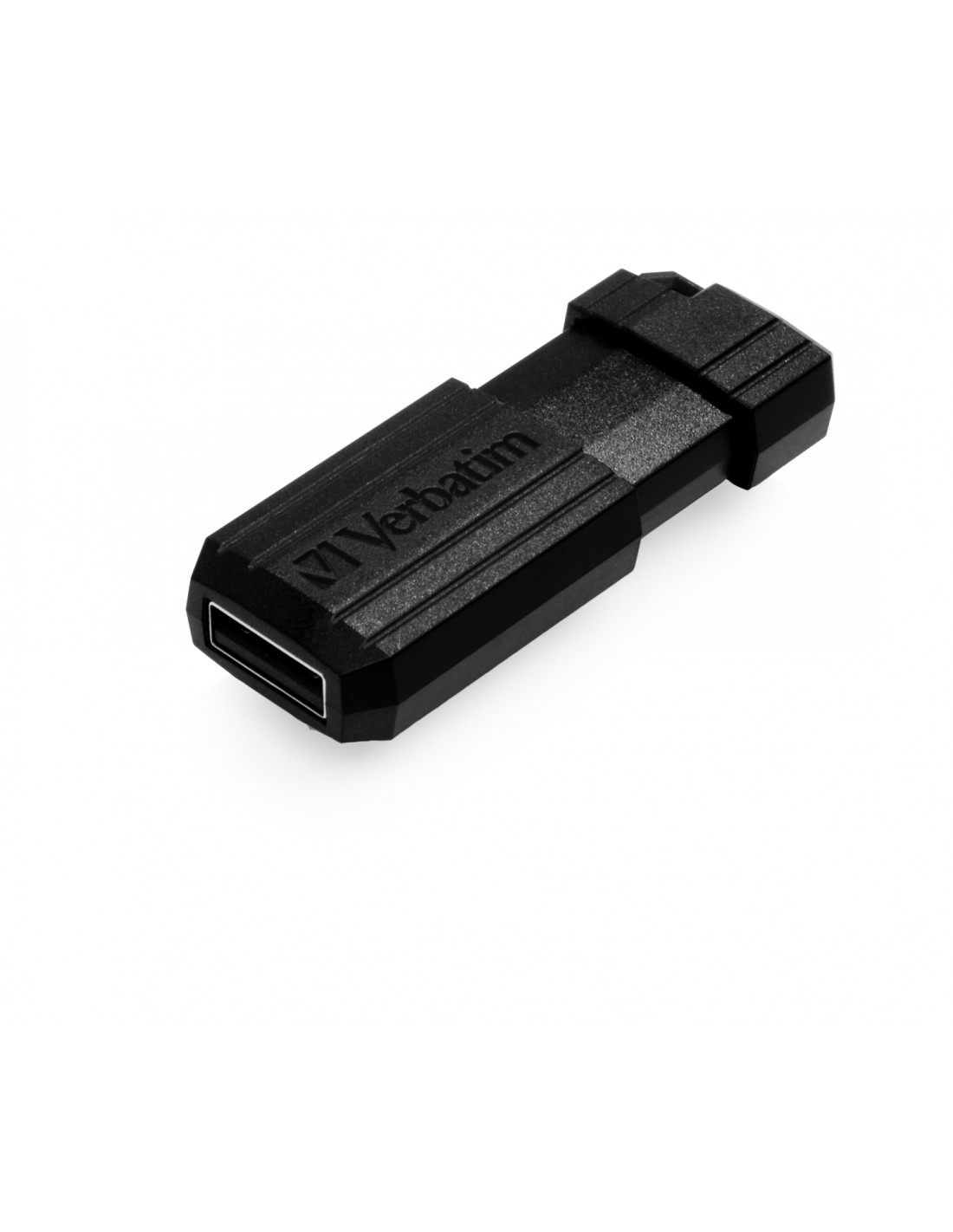Memoria usb Verbatim PinStripe - Unidad USB de 128 GB - Negro 49071
