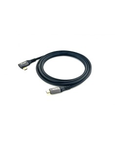 Equip Cable USB 2.0 C a C en ángulo de 90°, M/M, 2,0 m, PD 100 W,
