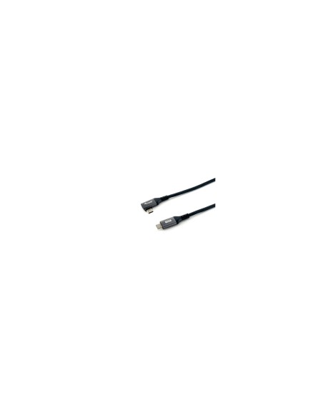 Equip Cable USB 2.0 C a C en ángulo de 90°, M/M, 2,0 m, PD 100 W,