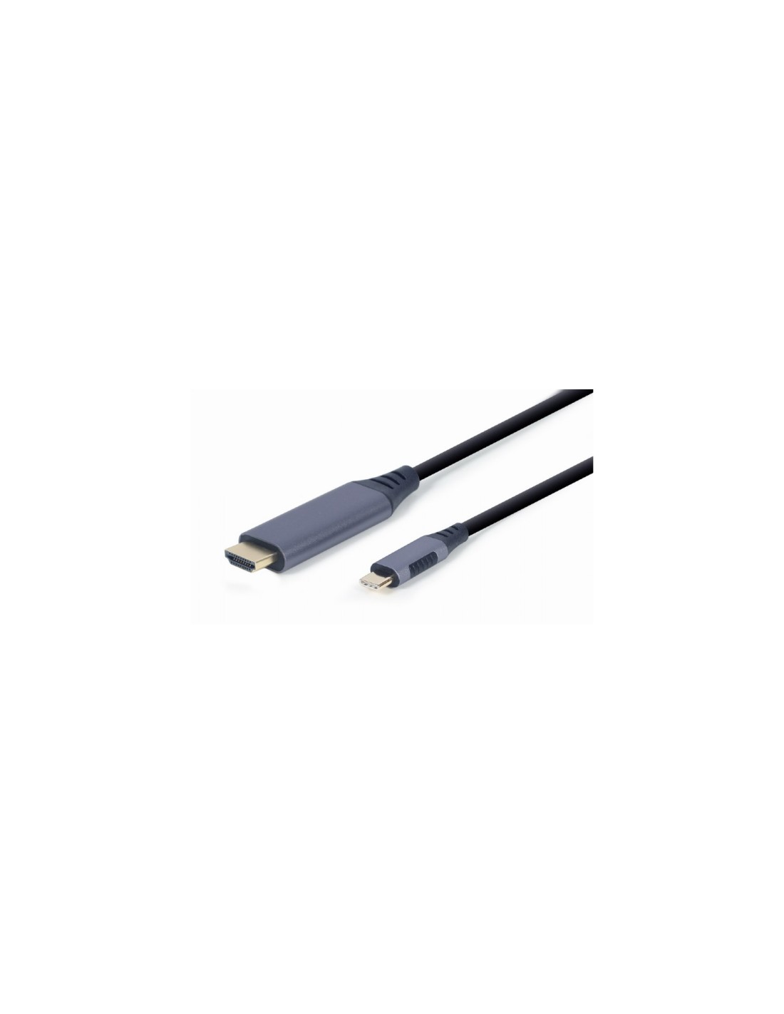 Gembird CC-USB3C-HDMI-01-6 adaptador de cable de vÍ­deo 1,8 m USB Tipo C HDMI tipo A (Estándar) Negro, Gris