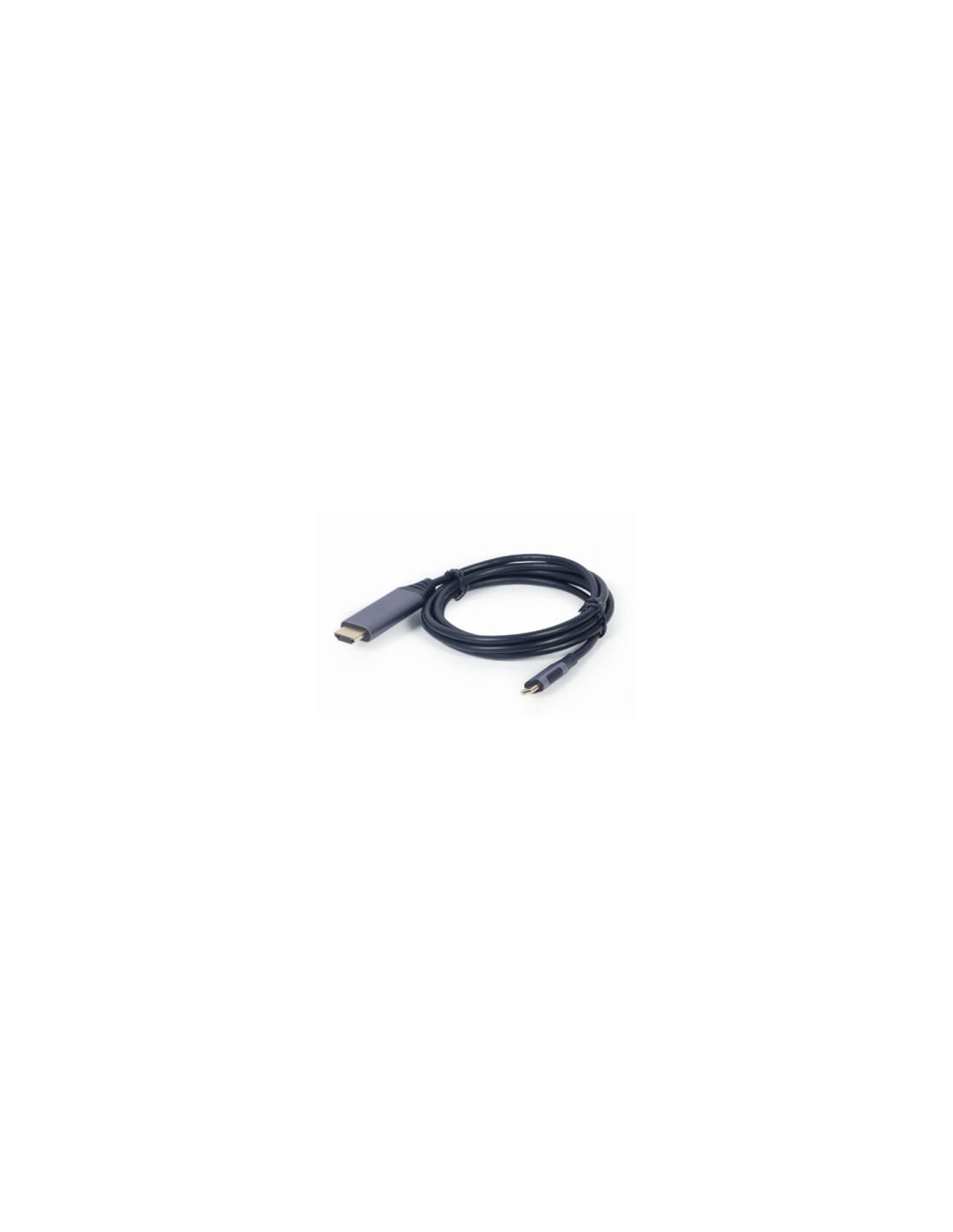 Gembird CC-USB3C-HDMI-01-6 adaptador de cable de vÍ­deo 1,8 m USB Tipo C HDMI tipo A (Estándar) Negro, Gris