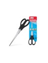 ErichKrause Standard Tijeras de oficina Corte recto Negro, Acero inoxidable