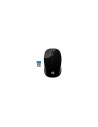 RATON INALAMBRICO HP 200 2.4GHZ 1000PPP LED ROJO NANO RECEPTOR USB 2XAAA NEGRO 3FV66AA