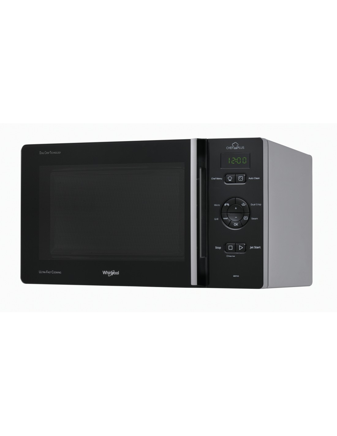 Whirlpool Encimera Microondas combinado 25 L 800 W Negro, Plata