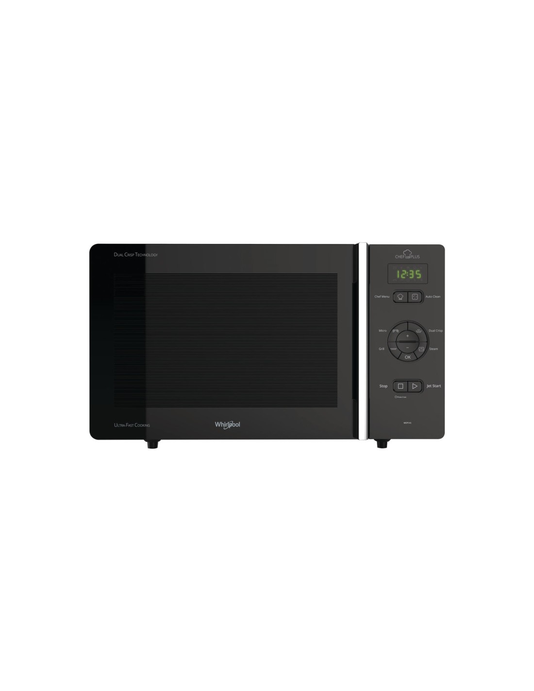Whirlpool Encimera Microondas combinado 25 L 800 W Negro, Plata