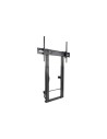 TooQ Lottus Soporte de Suelo/Pared Fijo con Regulación de Altura para Pantallas 55"-100", Negro