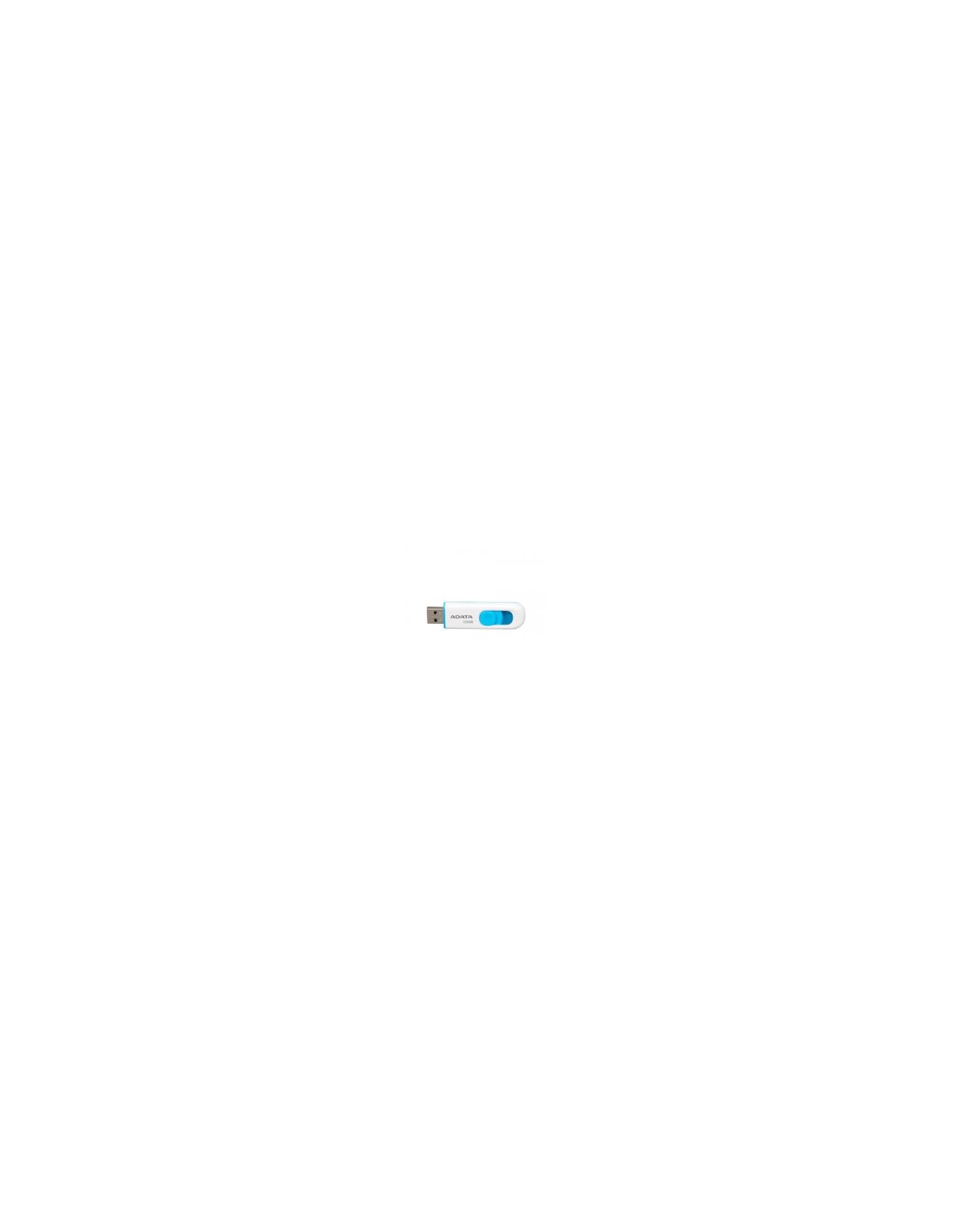 PENDRIVE ADATA 64GB USB2.0 BLANCO/AZUL AC008-64G-RWE