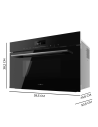 Bolero Hexa MW703800 Glass Black