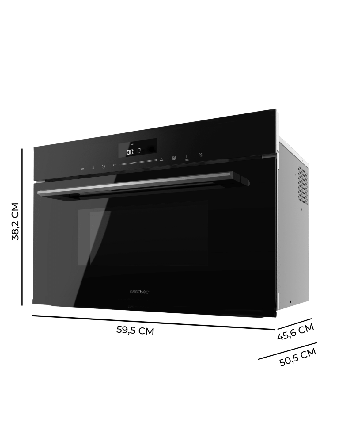 Bolero Hexa MW703800 Glass Black