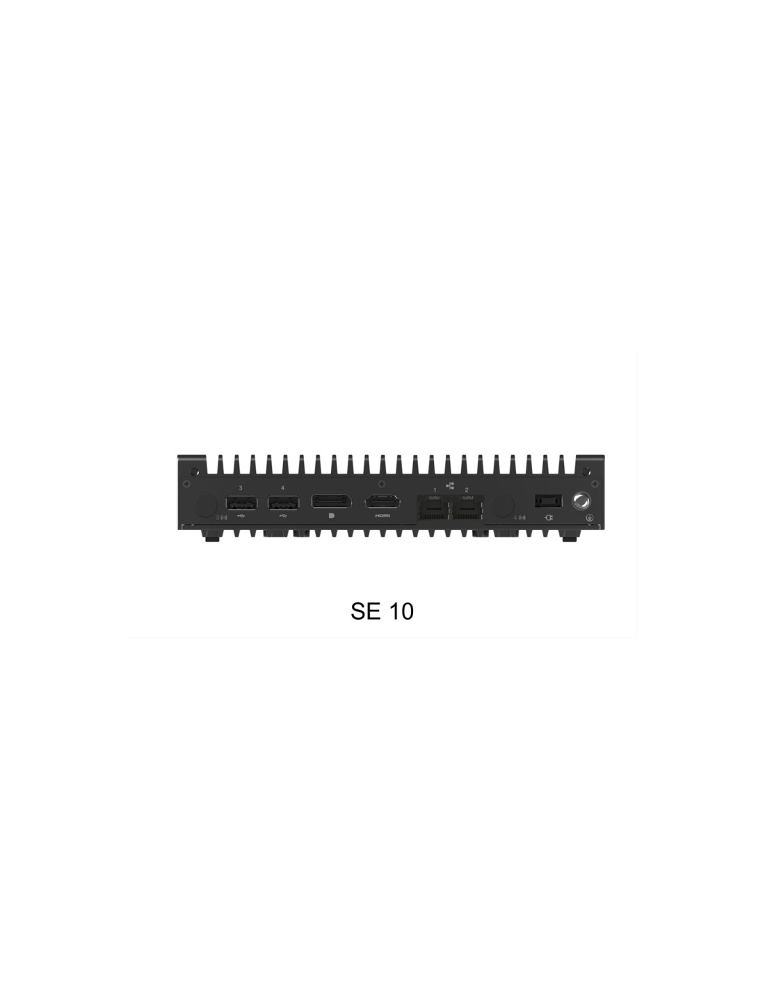 Lenovo ThinkEdge SE10 Intel Atom&reg x6425RE 8 GB DDR4-SDRAM 256 GB SSD Negro
