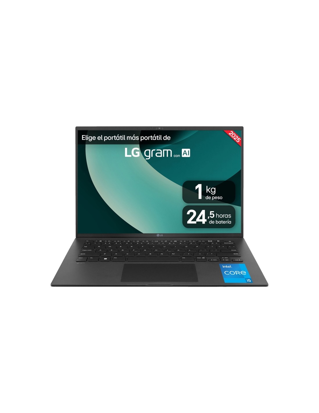 LG Gram 14ZD90RU-G.AX55B ordenador portatil Intel® Core? i5 i5-1334U Portátil 35,6 cm (14") WUXGA 16 GB LPDDR4x-SDRAM 512 GB SSD
